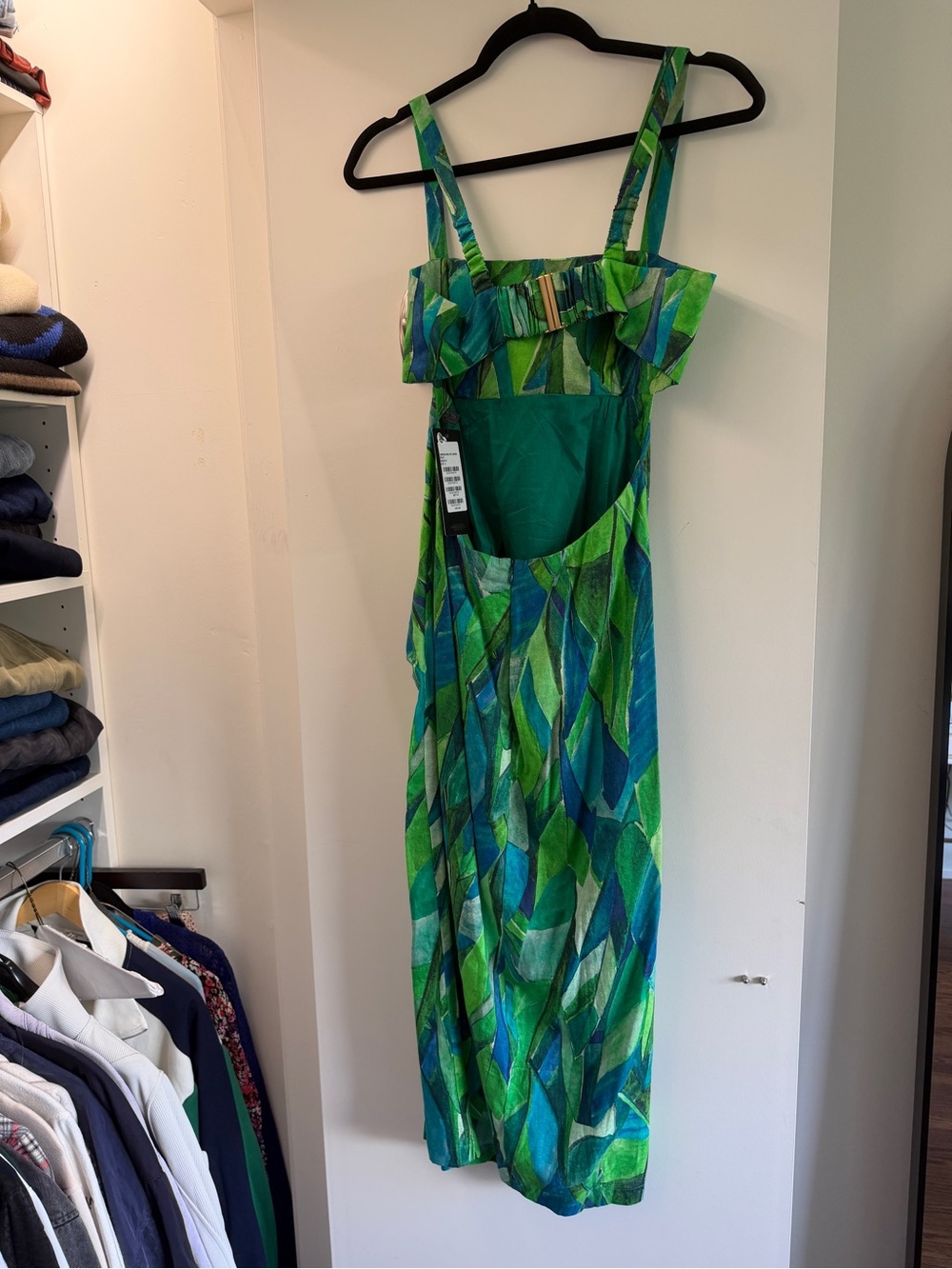 Vix Mira Midi Dress in Tropical Leaf-Print - Picture 8 of 12
